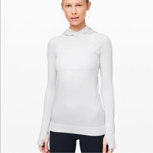 Pristine Lululemon Rest Less Hoodie Alpine White Size:8
